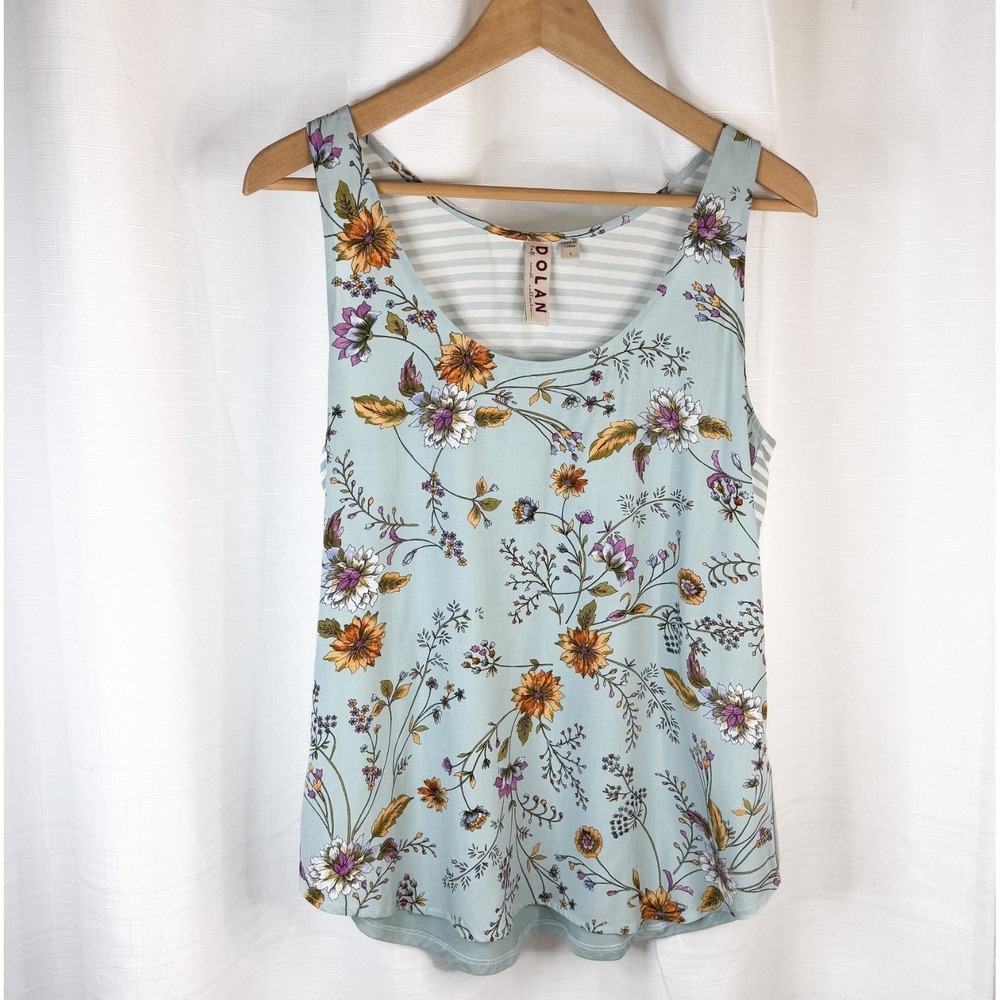 Dolan By Anthropologie Floral Sleeveless Tank Top Size SMALL